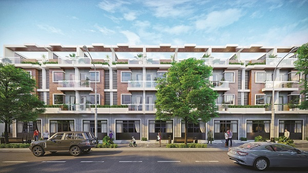 Phối cảnh các căn nhà phố thương mại dự án Mango City Cam Lâm Phối cảnh các căn nhà phố thương mại dự án Mango City Cam Lâm