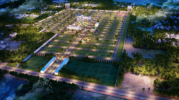 Phối cảnh toàn khu đã được tích hợp các tiện ích đi kèm tại dự án đất nền Mango City Cam Lâm Phối cảnh toàn khu đã được tích hợp các tiện ích đi kèm tại dự án đất nền Mango City Cam Lâm